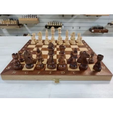 Шахматы классические деревянные Стаунтон темные 41.5 см