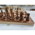 Шахматы классические деревянные Стаунтон темные 41.5 см