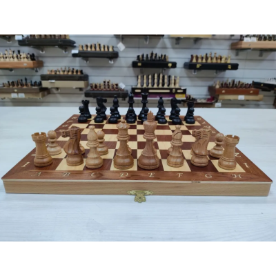 Шахматы деревянные Суприм с утяжелением