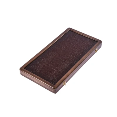 Нарды кожанные Презент коричневые большие 60 см