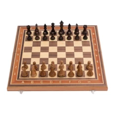 Шахматы подарочные Суприм дуб, красное дерево большие