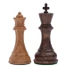 Шахматы подарочные Суприм дуб, красное дерево большие