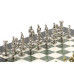 Шахматы Римские воины 28х28 см из офиокальцита и мрамора