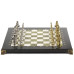 Шахматы подарочные Посейдон 32х32 см змеевик мрамор