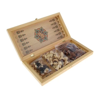 Шахматы нарды шашки Хохлома 