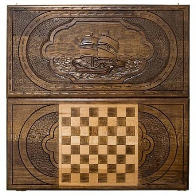 Нарды резные Парусник, Mirzoyan