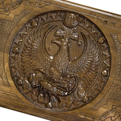 Нарды резные "Зодиак Скорпион", Ustyan