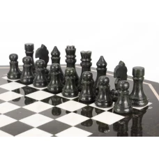 Шахматный стол мрамор змеевик