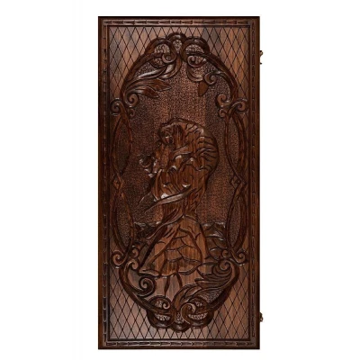 Нарды резные "Борьба с тигром", Mkhitaryan