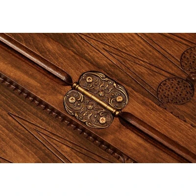 Нарды резные "Борьба с тигром", Mkhitaryan