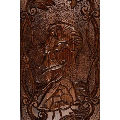 Нарды резные "Борьба с тигром", Mkhitaryan