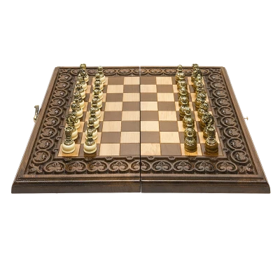 Шахматы резные "Королевские" 40, Haleyan