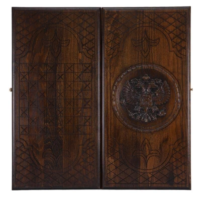 Нарды резные "Герб РФ-2" 50, Ustyan