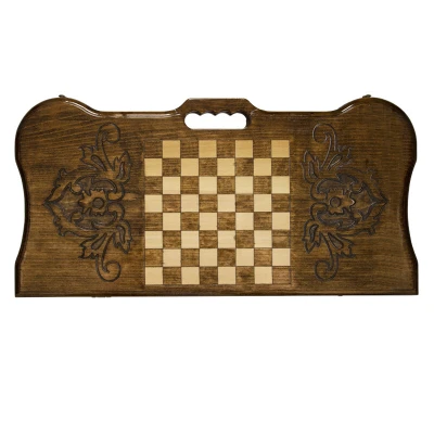 Нарды резные  "Герб Турции"с ручкой, Rasulov