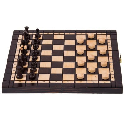 Шахматы шашки 2 в 1 Мадон