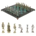 Шахматы каменные "Отечественная война 1812 г." 40 см шабровский змеевик
