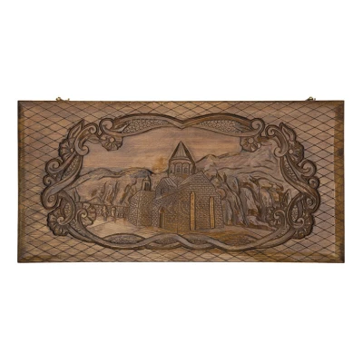 Нарды резные "Арарат и Хорвирап", Mkhitaryan