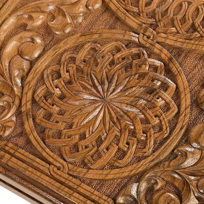 Нарды резные "Сияние 3", Орех, Mkhitaryan