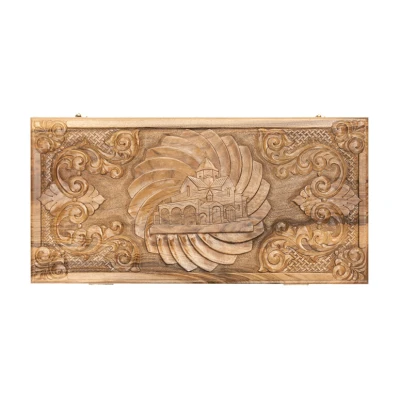 Нарды резные "Церковь", Mkhitaryan