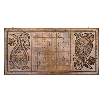 Нарды резные "Монастырь в горах", Mkhitaryan