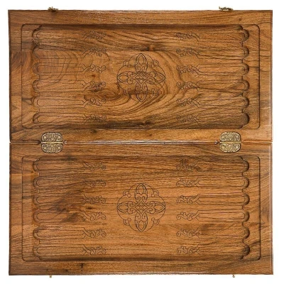 Нарды резные "Сияние 3", Орех, Mkhitaryan