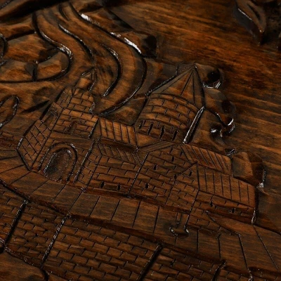 Нарды резные "Монастырь у Арарата", Mkhitaryan