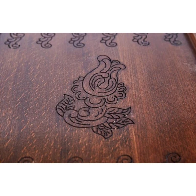 Нарды резные "Орнамент 2" с цельным рисунком, Mkhitaryan