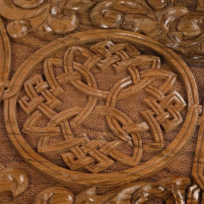 Нарды резные "Сияние 3", Орех, Mkhitaryan