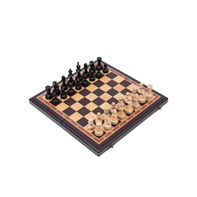 Шахматы черное дерево, бук Премиум