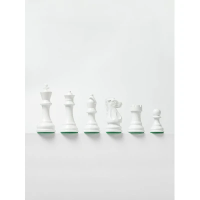 Шахматные фигуры деревянные Суприм черно-белые