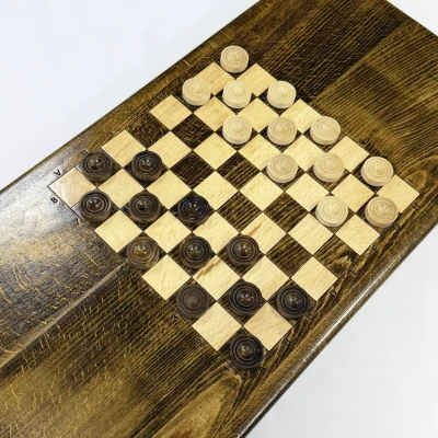 Нарды деревянные из массива бука Традиционные 60 см