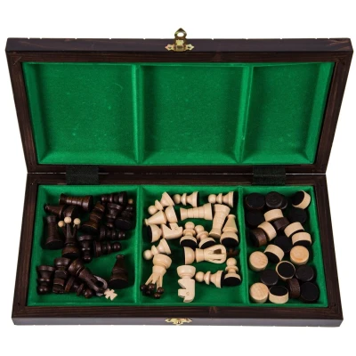 Шахматы шашки 2 в 1 Мадон