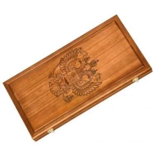 Нарды Герб России гравировка