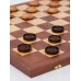 Шашки деревянные подарочные с ячейками 64 клетки