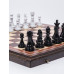Шахматы подарочные из американского ореха с фигурами Итальянский дизайн черно-белые