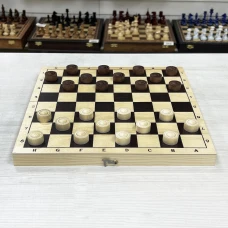 Шашки деревянные Школьные 29 см