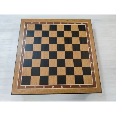 Шахматная доска ларец без фигур Дуб 45 на 45 см