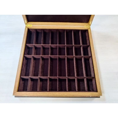 Шахматная доска ларец без фигур Дуб 45 на 45 см