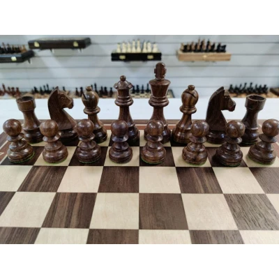 Шахматный ларец Дебют орех средний