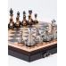 Шахматы подарочные Итальянский дизайн дуб средние