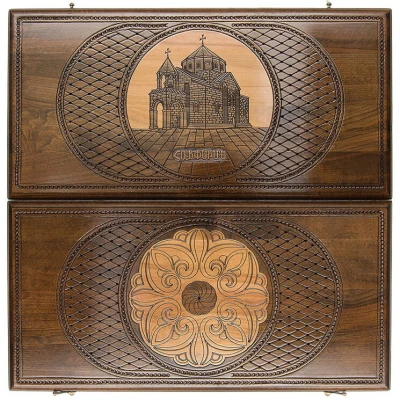 Нарды резные "Рипсиме - Орнамент" 60, Zakaryan