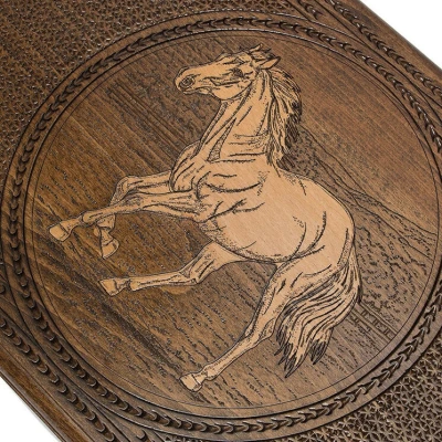 Нарды резные "Лошадь" 60, Zakaryan