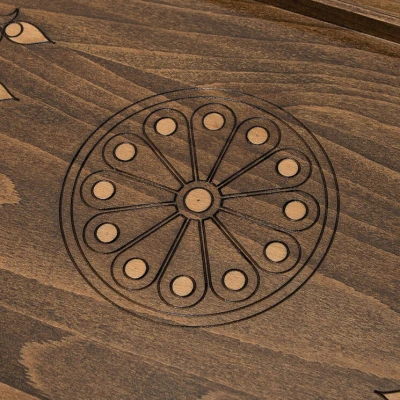 Нарды резные "Лошадь" 60, Zakaryan