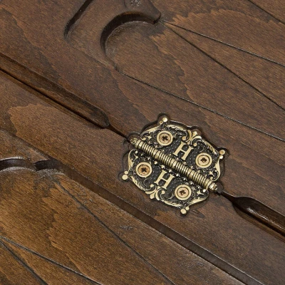 Нарды резные "Лев 2" с ручкой 60, Haleyan