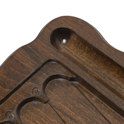 Нарды резные "Лев 2" с ручкой 60, Haleyan