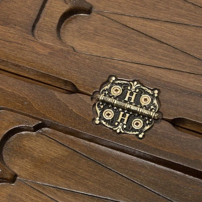 Нарды резные "Армянский узор 6" с ручкой 60, Haleyan