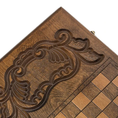 Нарды резные "Лев 2" 60, Zakaryan