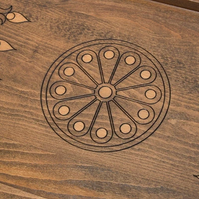 Нарды резные "Лев 2" 60, Zakaryan