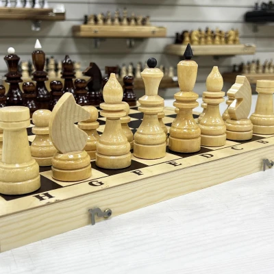 Шахматы деревянные Гроссмейстерские большие