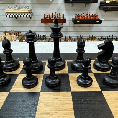 Шахматы гроссмейстерские деревянные большие с утяжелением турнирные